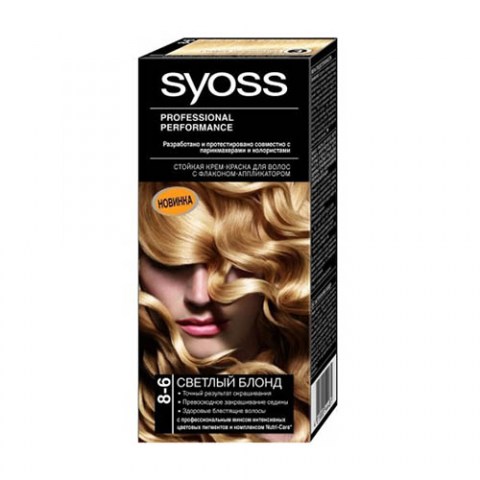 Syoss Color Краска для волос 8-6 Светлый Блонд 50мл